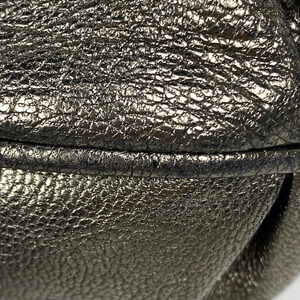 Salvatore Ferragamo shoulder leather Tan handbag Bronze bag logo